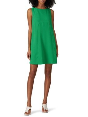 Trina Turk Capistrano Dress Size 12 | Kelly Green Shift Dress